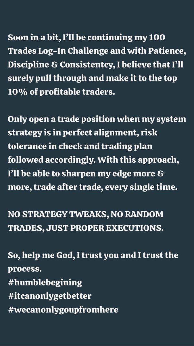 lucky2meet_attj's tweet image. LOCKING-IN today, for a FREE and GREATER tomorrow. 

#humblebegining 
#itcanonlygetbetter 
#wecanonlygoupfromhere