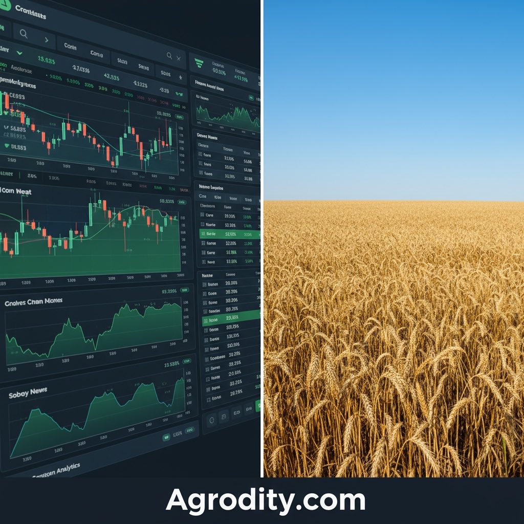 📊 Grain Market Snapshot | Oct 22

🌽 Corn: Steady mid-week;
🌱 Soybeans: UP 2¢ (leading gains);
🌾 Wheat: Down 3/4¢ near lows.

Key drivers:
📉 Gold/silver volatility ($250/oz drop);
🇨🇳 U.S.-China trade uncertainty;
🌧️ China harvest disruption (60-yr rains);
🛢️ Crude rebounds to
