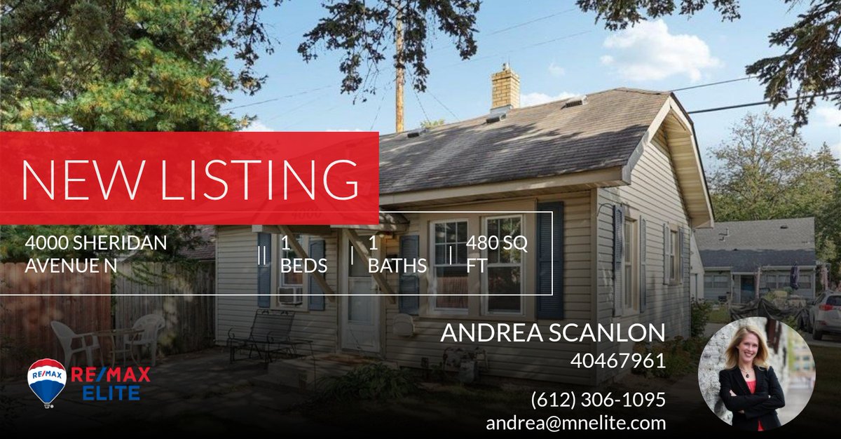 AndreaHScanlon's tweet photo. 📍 New Listing 📍 Take a look at this fantastic new property that just hit the market located at 4000 Sheridan Avenue N in Minneapolis. Reach out here or at (612) 306-1095 for more information

Andrea H Scanlon is the Broker/Owner ... https://t.co/wp9WobdW7c https://t.co/WWvu8E1iph
