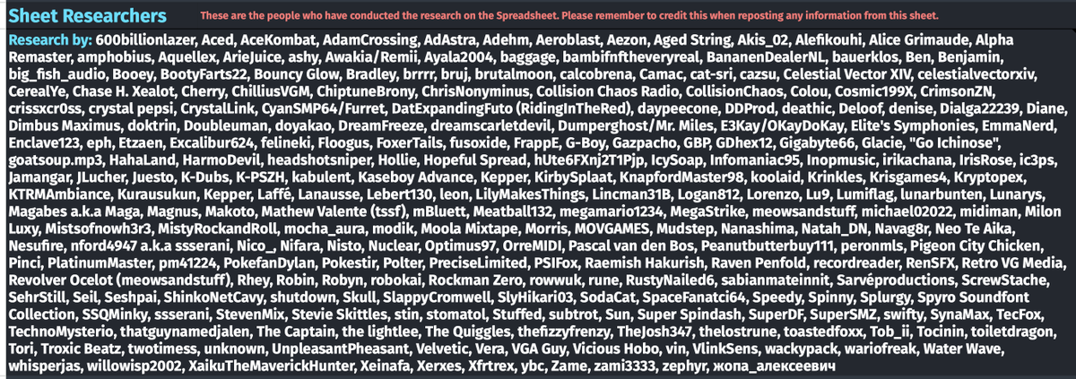 atelierjoshua's tweet image. Game music fans, here&apos;s a comprehensive list of sample packs used in hundreds of games: docs.google.com/spreadsheets/d…