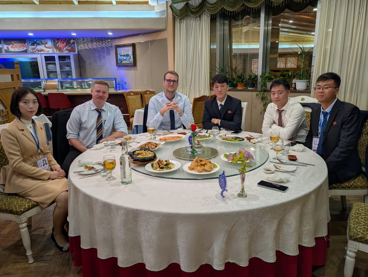 yptours's tweet photo. Yesterday #YoungPioneerTours entered #Pyongyang for the first time in many years as part of the #PyongyangInternationalFilmFestival - no tourists yet, but we are very much working on it. #DPRK #NorthKorea https://t.co/RAGAqdT8JU