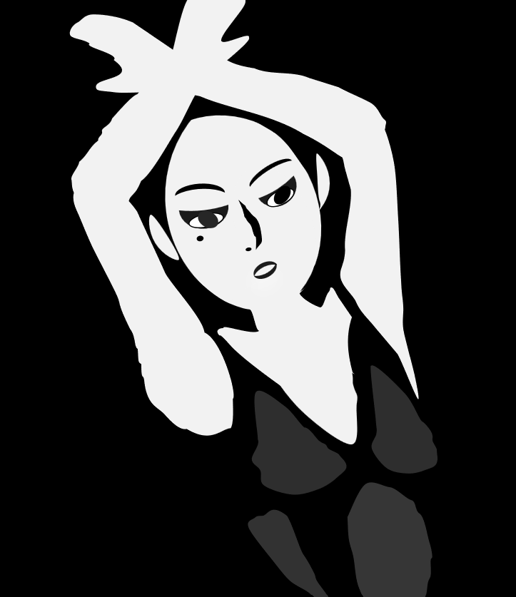 9ickVOB75xzGUuF's tweet image. #イラスト #お絵描き #モノクロ #Excel #エクセルアート #monochrome #女性 #部屋 #ダーク #暗闇 #ポートレート #肖像画 #顔 #smile #エクセルアート #図形 #dark #black #white #白黒 #ポーズ