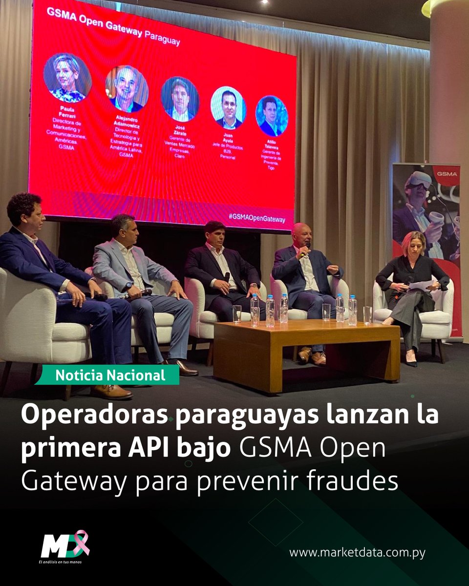 marketdata_py's tweet image. 📱 Paraguay se suma al impulso global de GSMA Open Gateway, la iniciativa de la industria móvil que está transformando el modo en que se crean servicios y soluciones digitales.
📍 Leé más en n9.cl/2j4gw