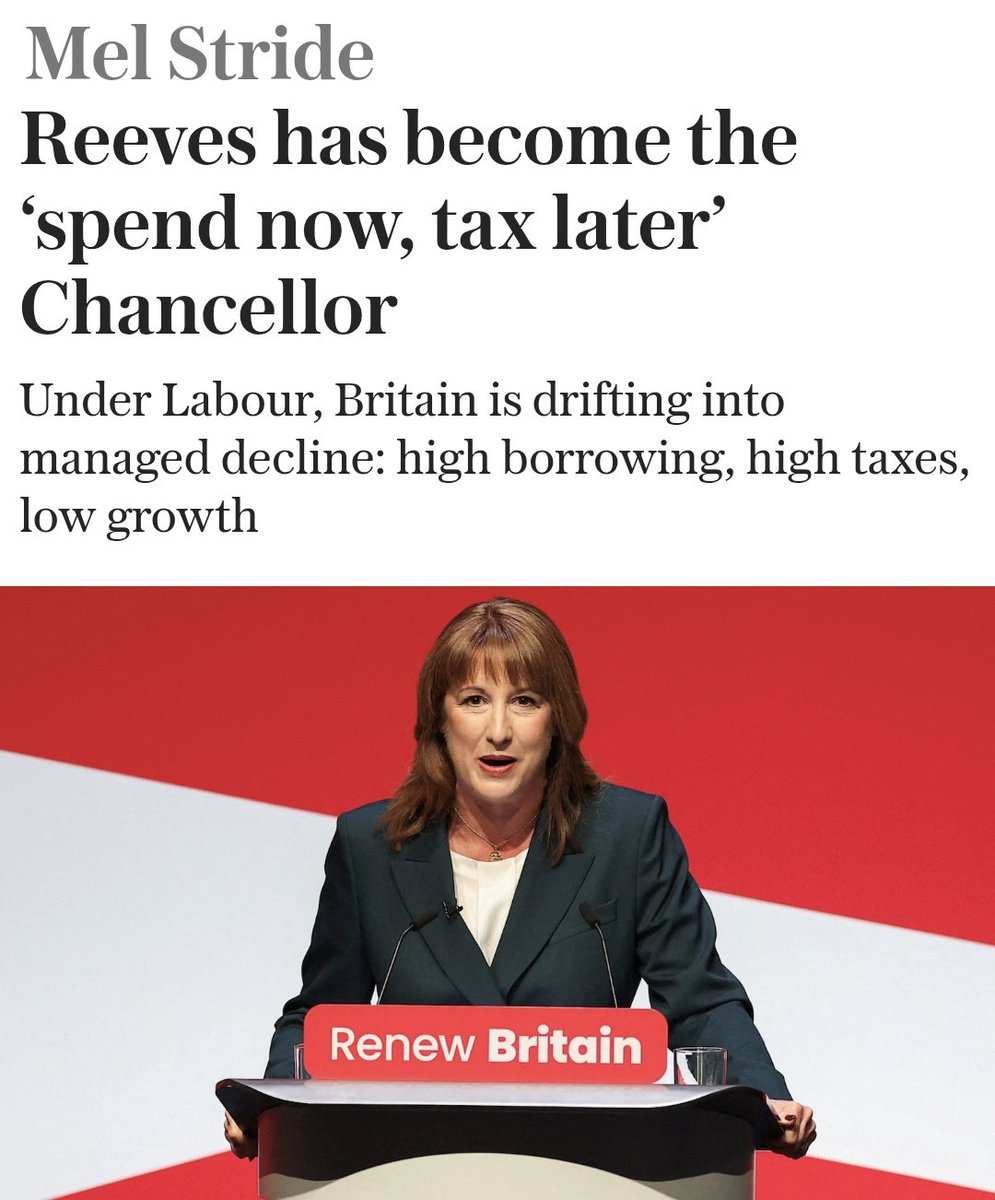 £100 billion borrowed in just six months.

That’s Rachel Reeves’ record - the highest outside the pandemic. While the Chancellor talks of “stability”, she’s presiding over spiralling welfare, soaring debt and the threat of higher taxes on working families.

Labour’s “Spend Today,