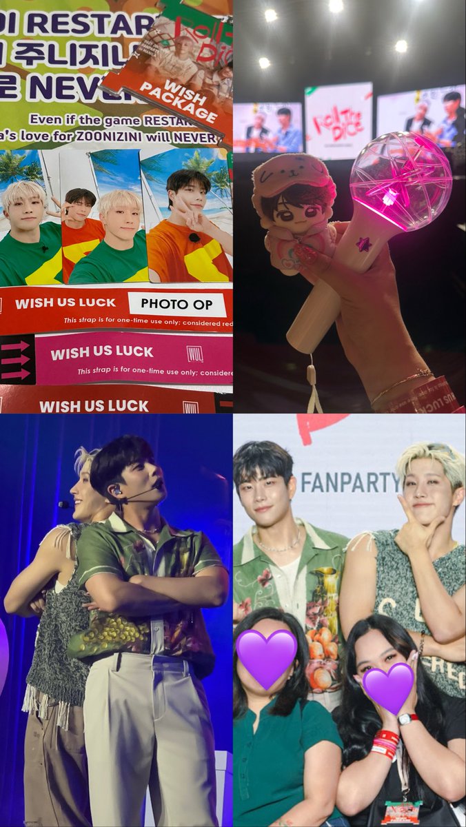 Still can’t move on from ZOONIZINI Fancon 😭💜 the vocals, energy &amp; chaos!! everything was perfect!! 🫶 Thank you MJ &amp; Jinjin for coming back to the PH 🥹 best night ever!! ily guys so much 😭

#주니지니 #ZOONIZINI 
#DICE #RollTheDiceinManila
#아스트로 #ASTRO
#MJ #JINJIN  #엠제이