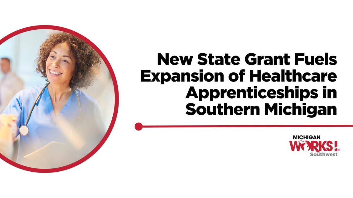A new state grant is expanding healthcare apprenticeships in Southern Michigan — helping grow the region’s healthcare workforce and create more earn-while-you-learn opportunities.
🔗 loom.ly/wfoQNuQ

#HealthcareCareers #WorkforceDevelopment #MichiganWorks