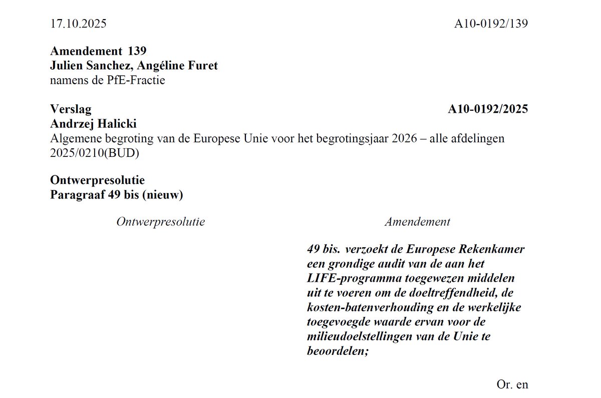 SCHANDALIG ! 🤯 Het Europees Parlement stemt TEGEN de voorstellen van de <a href="/PatriotsEP/">Patriots for Europe</a> om het #Timmermans-schandaal, waarbij miljarden aan Europese middelen naar groen-linkse lobbygroepen ging, te onderzoeken. De meerderheid wil GEEN transparantie. Onaanvaardbaar. 👇