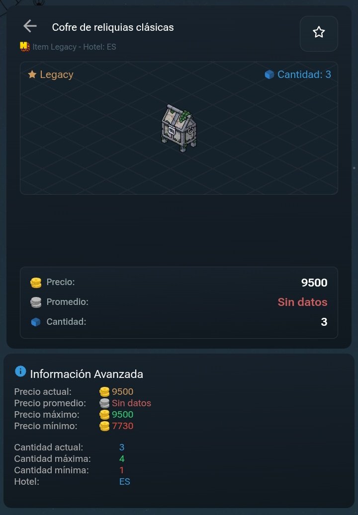 💰 VENDO

📦 COFRE RELÍQUIAS CLÁSICAS

🎁 SORTEO ENTRE QUIENES:

🔁 REPOST
❤️ ME GUSTA

🏆 3 GANADORES
🥇 100 ESMERALDAS
🥈 50 ESMERALDAS
🥉 30 ESMERALDAS

📅 FINALIZA SÁBADO, 25 OCTUBRE A LAS 12:15H (🇪🇦)

SUERTE, Y GRACIAS 🍀