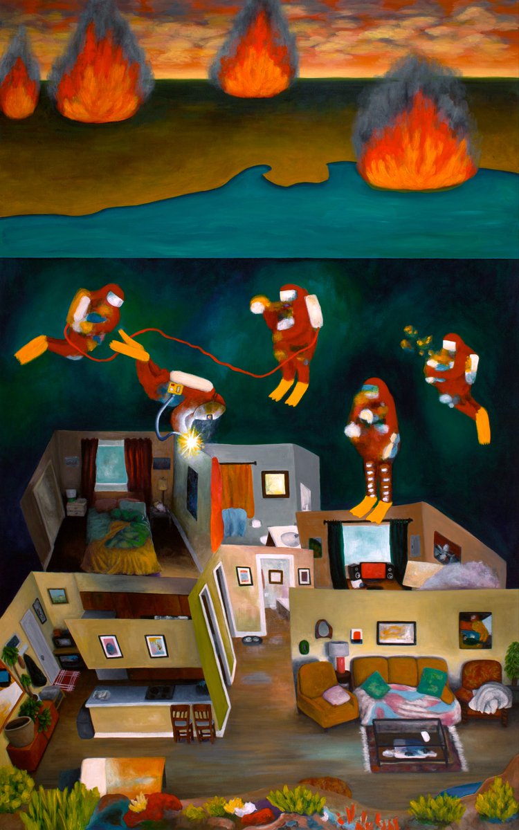 safety meeting 3
30” x 48” acrylic on canvas