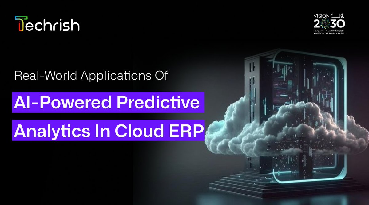 TechrishTeam's tweet image. In a nation building #NEOM and reshaping its economy, businesses can’t afford to be reactive.
Discover how AI-powered Predictive Analytics in Cloud ERP is helping Saudi Arabia minimise risks and forecast growth for
 
Read more - bit.ly/43lG6WI
#Vision2030
