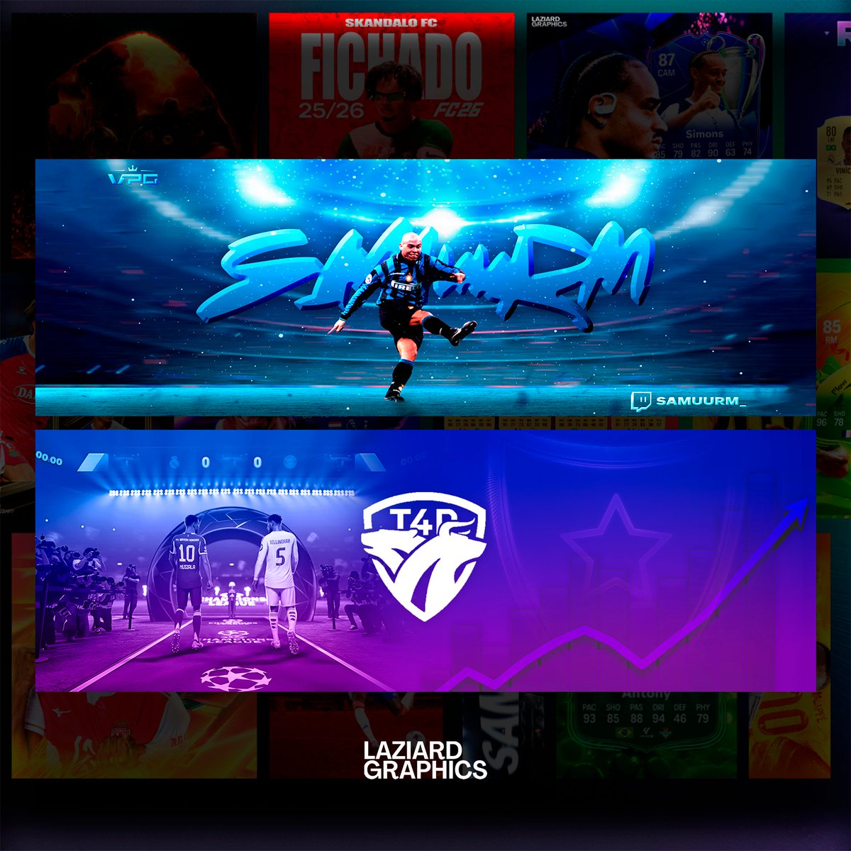 !! Regalo un Banner de FC26 para TODOS ¡¡

❤️MG 
🔄RT
✅FOLLOW 

#FREEBANNER | #FC25 | #GFX