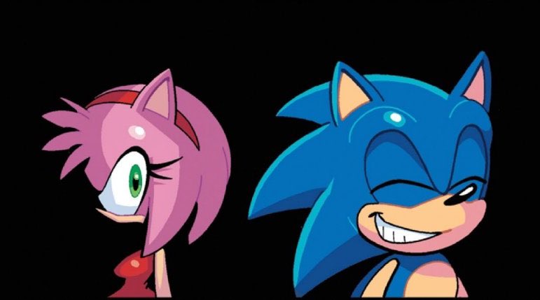 Cybrid101's tweet image. Great references in the Chaotix 30th Anniversary special! 😂 #IDWSonic
