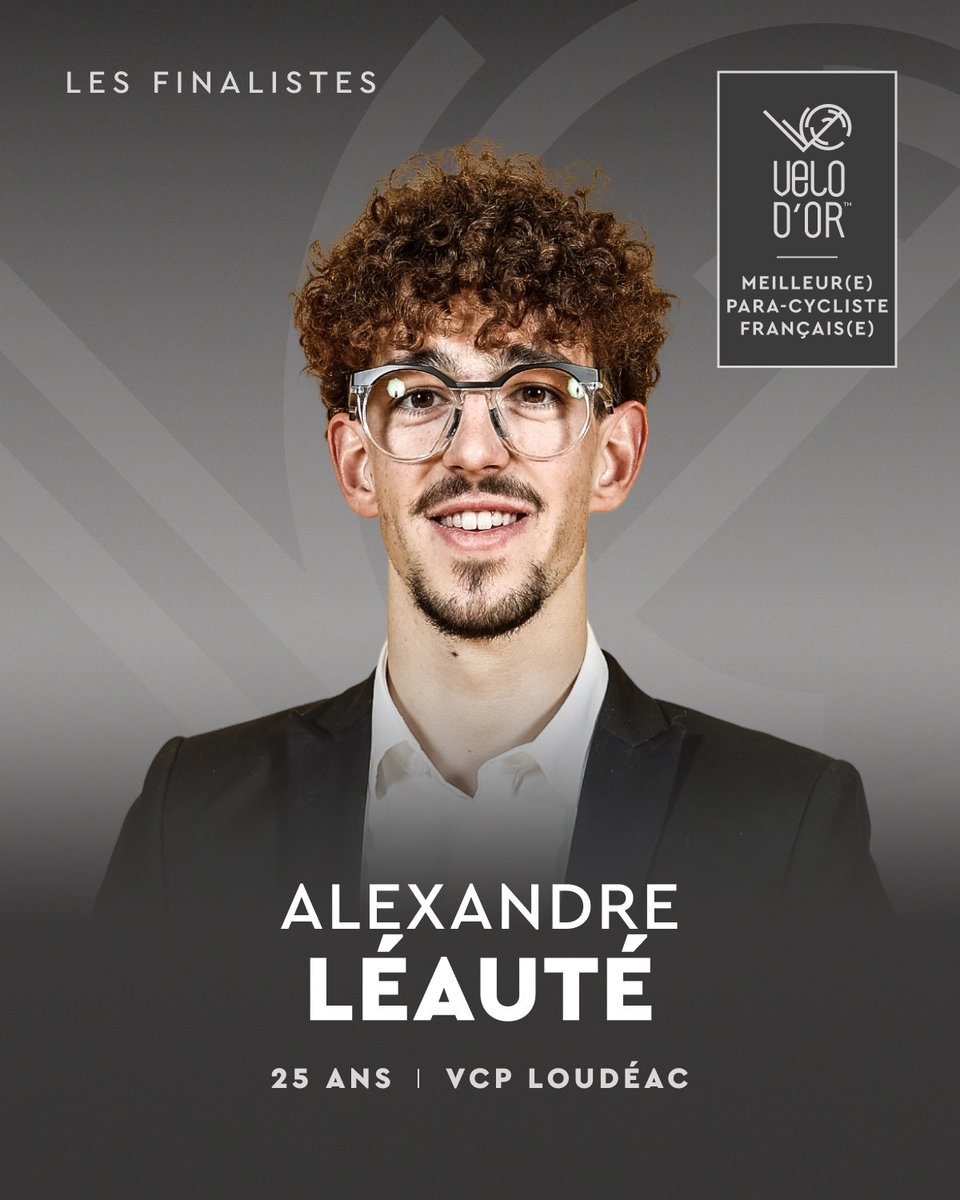 <a href="/TeamCOFIDIS/">Team Cofidis</a> <a href="/JouannyFlo/">Florian Jouanny</a> Finaliste du Trophée meilleur(e) para-cycliste français(e)

🇫🇷 <a href="/LeauteAlexandre/">Alexandre Léauté</a> 
#velodor