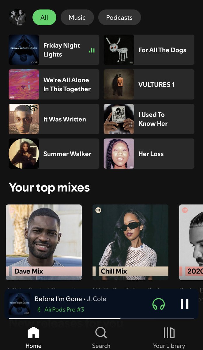 williymz's tweet image. show me what your spotify homepage looks rn, here’s mine :)