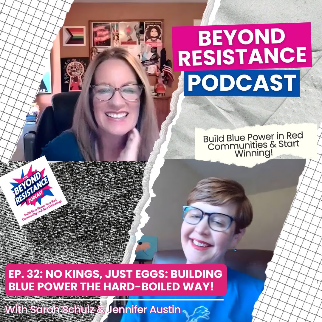 Coming off the high of the No Kings 2.0 rallies, Jennifer &amp; Sarah unpack the contradictions in their comment sections &amp; dive into Step 2 of the Blueprint for Building Blue Power: how to map and grow community influence intentionally!

Listen here: beyondresistancepod.com/the-pod-1