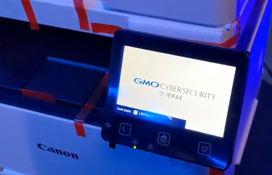 gmo_ierae's tweet photo. #GMOイエラエ のホワイトハッカーが、
脆弱性発見コミュニティZero Day Initiativeが運営する脆弱性発見コンテスト【#Pwn2Own Ireland 2025】に出場🔥🔥

GMOイエラエ 所属の清水が、
Canon imageCLASS MF654Cdw のゼロデイ脆弱性を発見し、
バッファオーバーフロー攻撃に成功💪
報奨金10,000ドル獲得しました！