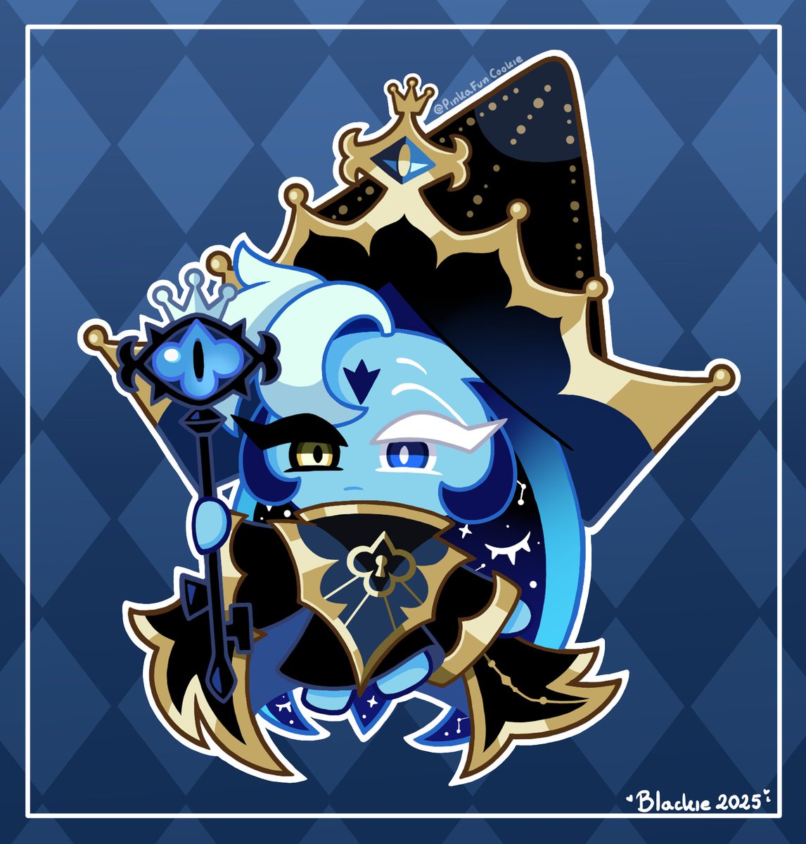 Of course I had to make more Shadow Milk and Pure Vanilla related art 
This time it's a costume/personality swap 
Fount of Knowledge in Truthless Recluse's robes (yes, PVC will get his own version too)

#CRK #cookierun #cookierunkingdom