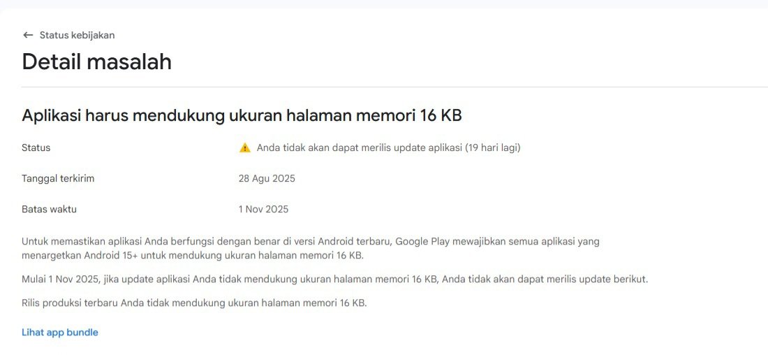 Adaa aja, abis dinaikin minimum version sekarang minta yg laen,
Ini perlu ngubah banyak ga si. Mana berat lagi jadi dev mobile