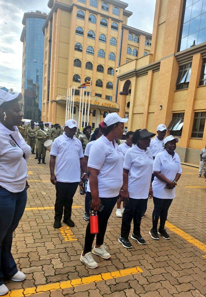 kyton_allan's tweet photo. We had the Legal Aid Walk all the way  from High Court Buganda Road to Law Development Centre, guided by Hon. Lady Justice Irene Mulyagonja as Chief Walker. ⚖️
#LegalAidOpenDay
#LegalAidWalk https://t.co/MPWSRFl6UP