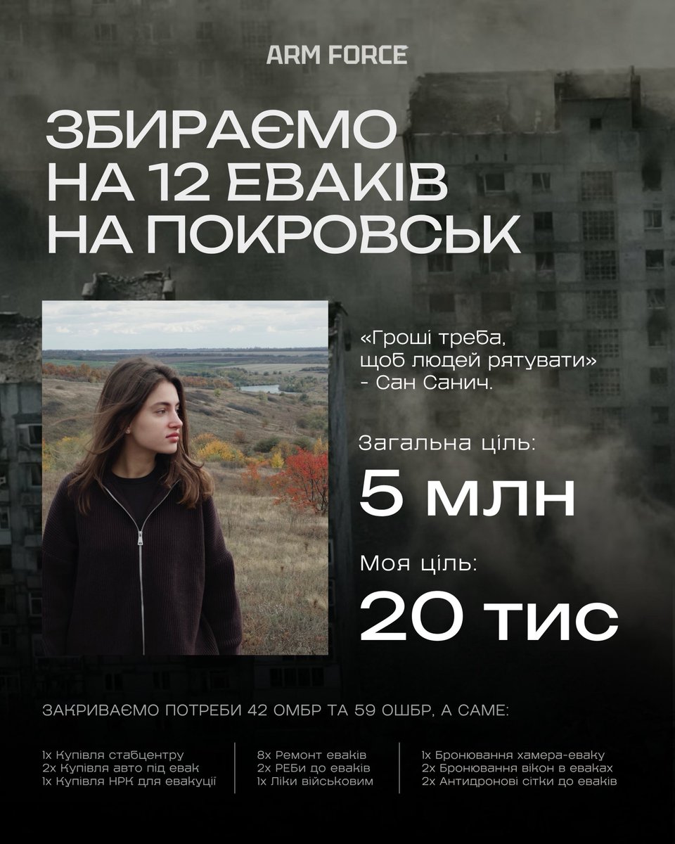 Приєднуюсь до надважливого збopy для 42 ОМБр та 59 ОШБр❗️

📍Покровський напрямок

🔥Моя  мета: 20 тис грн 

🫙: send.monobank.ua/jar/2LRZ3DURAc

PayPal : vira.yuriivna@gmail.com