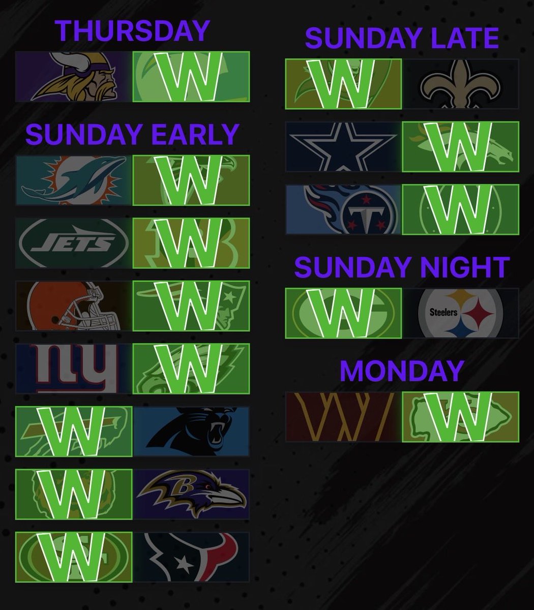 week 8 picks