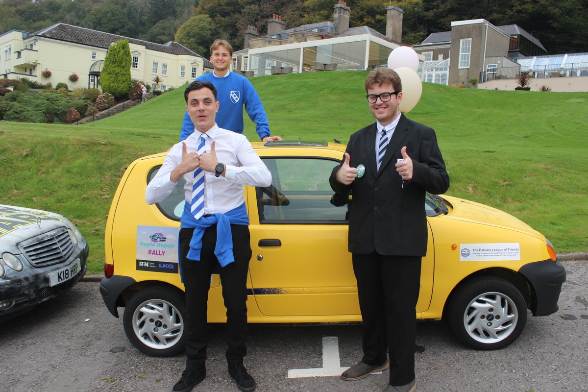 The first-ever #RapidRepairRally25 is estimated to raise over £5,000 for The Estuary League of Friends! 

Teams tackled 500+ miles of fun, fancy dress &amp; wacky challenges.

Huge thanks to everyone involved &amp; congrats to our winners! 🏆

#RRN #Charity