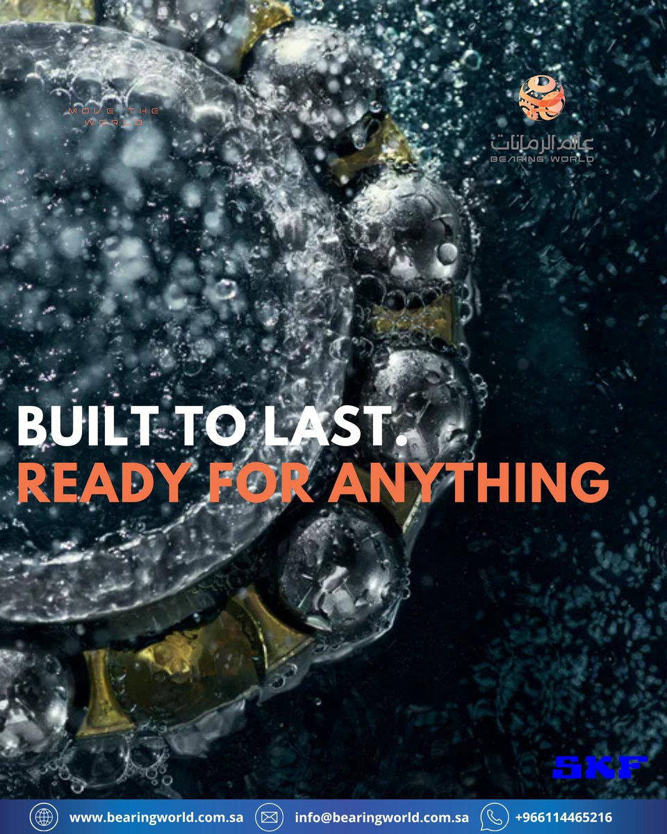 BearingWorldSA's tweet photo. Tested under pressure and underwater
The bearings we rely on don’t wear out easily ⚙
@SKFgroup
#MechanicalEngineering #WaterResistantBearings #HighDurability https://t.co/PcGtkOcyTa