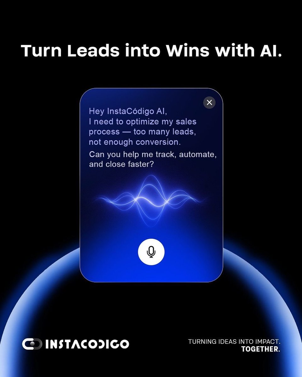 instacodigo's tweet image. 🚀 Too many leads, not enough wins?
Let InstaCódigo Al transform your sales flow — track, automate, and close deals faster than ever. 💼⚡
👉 Start optimizing now: instacodigo.com/contactus
#SalesAutomation #InstaCodigo #ERP #LeadManagement