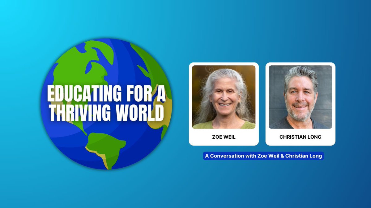 elemenous's tweet image. “The world becomes what we teach.” 🌍
Join @ZoeWeil &amp;amp; Christian Long for Educating for a Thriving World – a free #GLOW2025 preview webinar on humane &amp;amp; solutionary education.
🗓 Oct 30 | 5:30 PM CT 💻 ringcentr.al/4nL3ftI @HumaneEducation #GLOWedu #globaled #GCED
