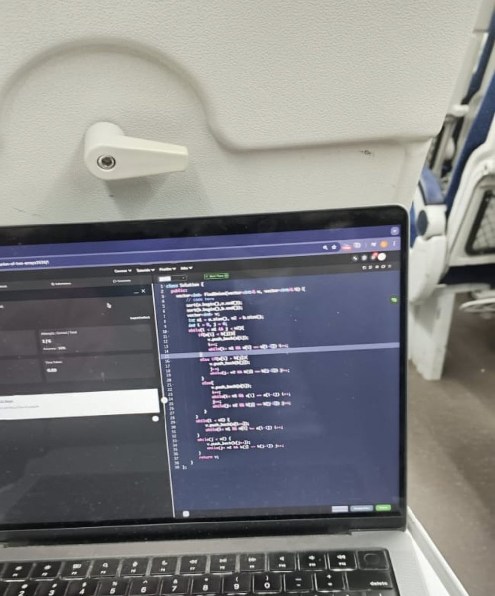 satyamsinghcs's tweet image. 🚀Day 8: Completed Step 3 – Lecture 1 (Easy Array Problems) from the @takeUforward_ A2Z DSA Sheet — all while traveling on train! 💻✨
#TUFWinterArc #DSA #Coding #WinterChallenge #Consistency