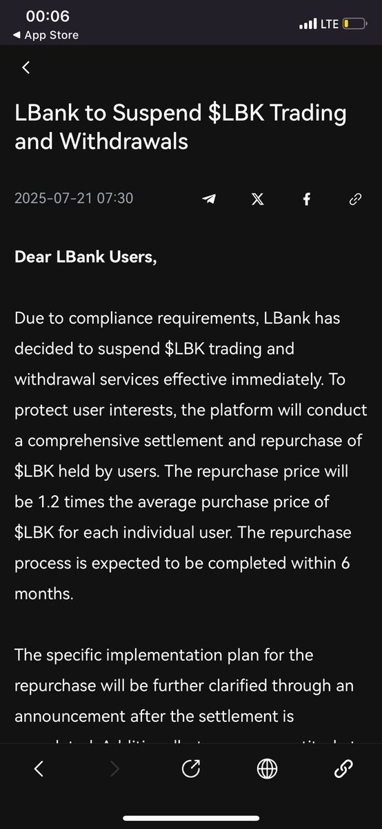 yavardidar's tweet photo. @EH_LBank @beincrypto We donβt want 1.2 times more ! Pay our money immediately. You kicked us out of bullrun ! Give data to AI and it analysis them in 2 hours! Itβs been 3 months $LBK #Lbankscam https://t.co/M3X19NNlKf