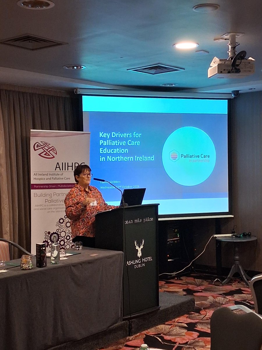 AIIHPC's tweet image. We heard about &apos;Key Drivers for Education&apos; (ROI &amp;amp; NI)-Martina O’Reilly, Programme Manager, National Clinical Programme for Palliative Care, HSE on National Adult Palliative Care Policy &amp;amp; Loretta Gribben, Chair, Palliative Care in Partnership Education &amp;amp; Training Subgroup.