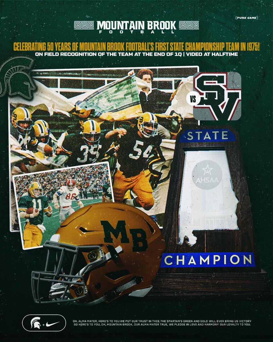 Chris Yeager (@yeagerspartanfb) on Twitter photo We hope you’ll join us Friday night in Spartan Stadium as we celebrate the 1975 state championship team! We hope you’ll join us Friday night in Spartan Stadium as we celebrate the 1975 state championship team!
