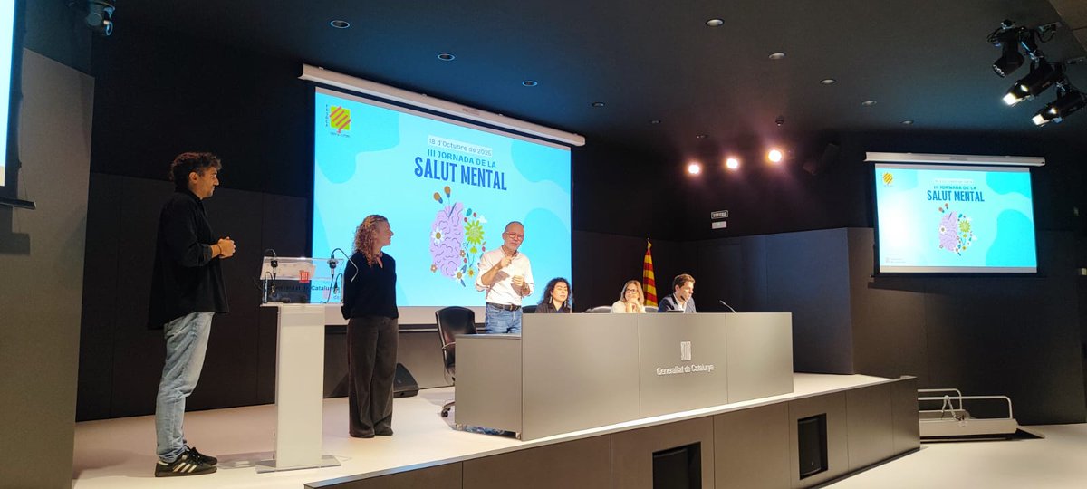 🧠El passat dissabte vàrem organitzar la Jornada de Salut Mental amb la participació de <a href="/CmundetS/">Carles Mundet</a>, <a href="/ginapol/">Gina Pol Borràs</a>, <a href="/COPC/">COPC Inc.</a> a la Casa del Mar de Barcelona amb una assistència d'unes 170 persones.