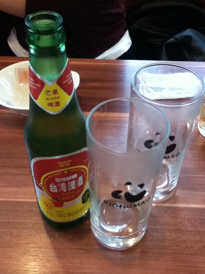 성수 시옹마오에 간다면
반드시 [ 대만 망고맥주 ] 꼭 같이 마시기