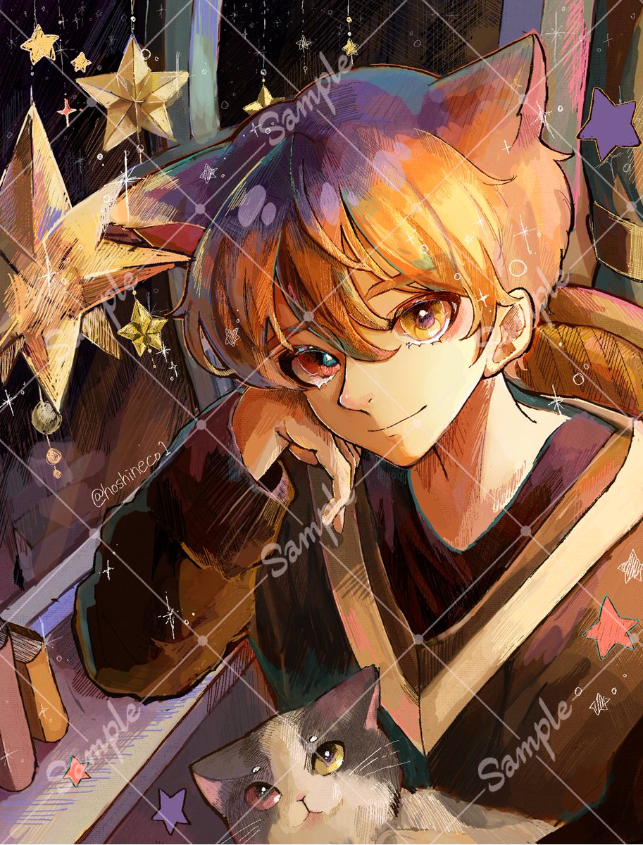 hoshineco1's tweet image. ★☆★【解禁】☆★☆

星猫𝗻𝗲𝘄 𝐩𝐫𝐨𝐟𝐢𝐥𝐞 𝐃𝐞𝐬𝐢𝐠𝐧 🌠🐈

『𝕀𝕝𝕝𝕦𝕤𝕥𝕣𝕒𝕥𝕠𝕣 ⇒ むぎここ(@coco_mugi16) 様』
#NEWプロフィール
#星猫あーと