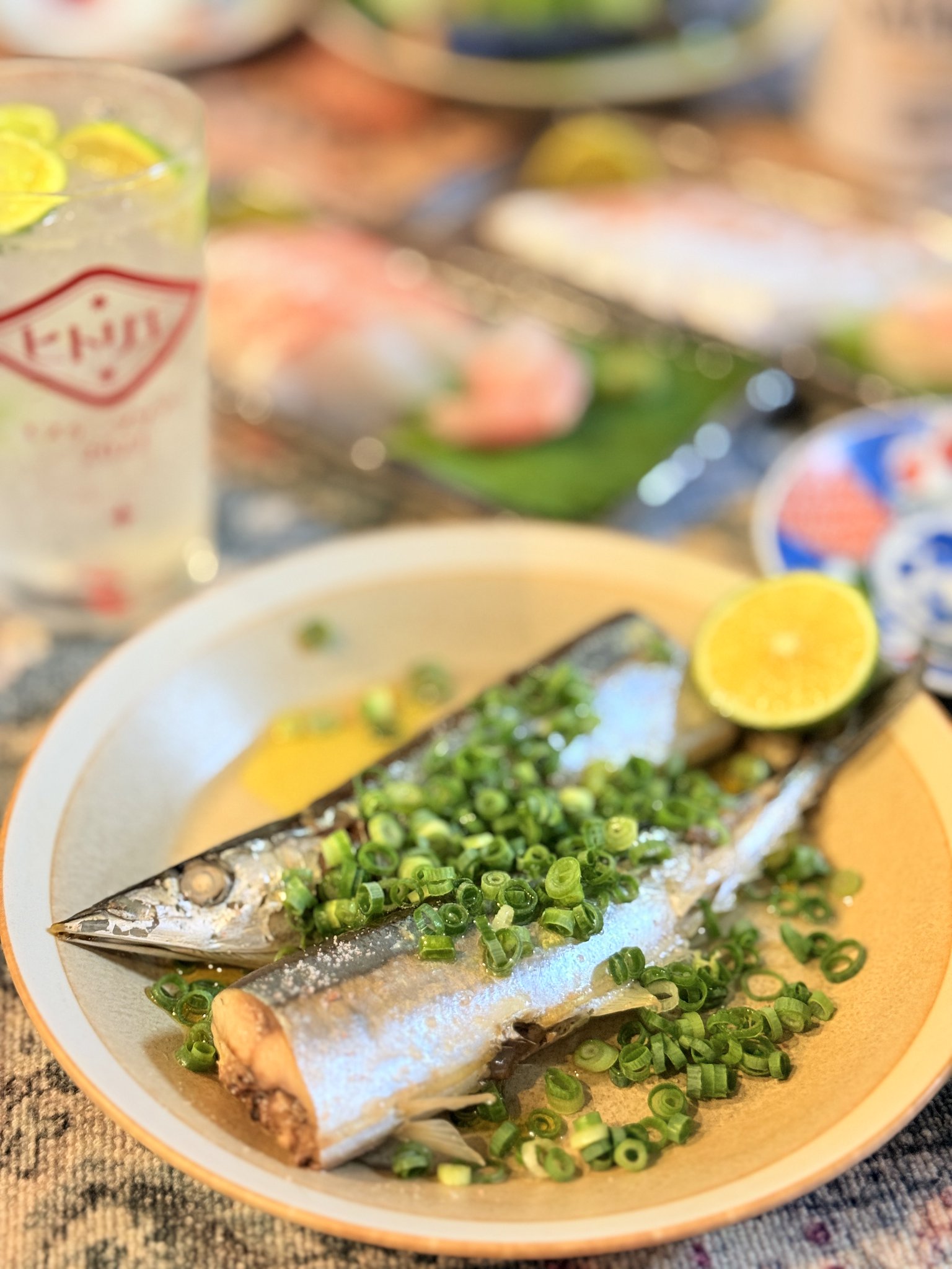 静物画　秋刀魚とレモン　版画 静物画 秋刀魚とレモン 版画 静物画 秋刀魚とレモン 版画 Yahoo