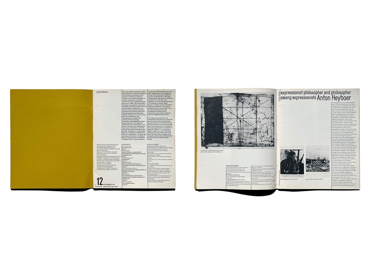 NaoyukiUmetsu's tweet image. そしてなんといっても、研ぎ澄まされているのにどこか手触り感を感じさせるハイコントラストなタイポグラフィは見てすぐにJan van Toornによるものだとわかります。

全24号もあり、ページ数は多くないですが、グラフィックデザイナーのリファレンスとしては、1冊はもっておくべきものだと思います。