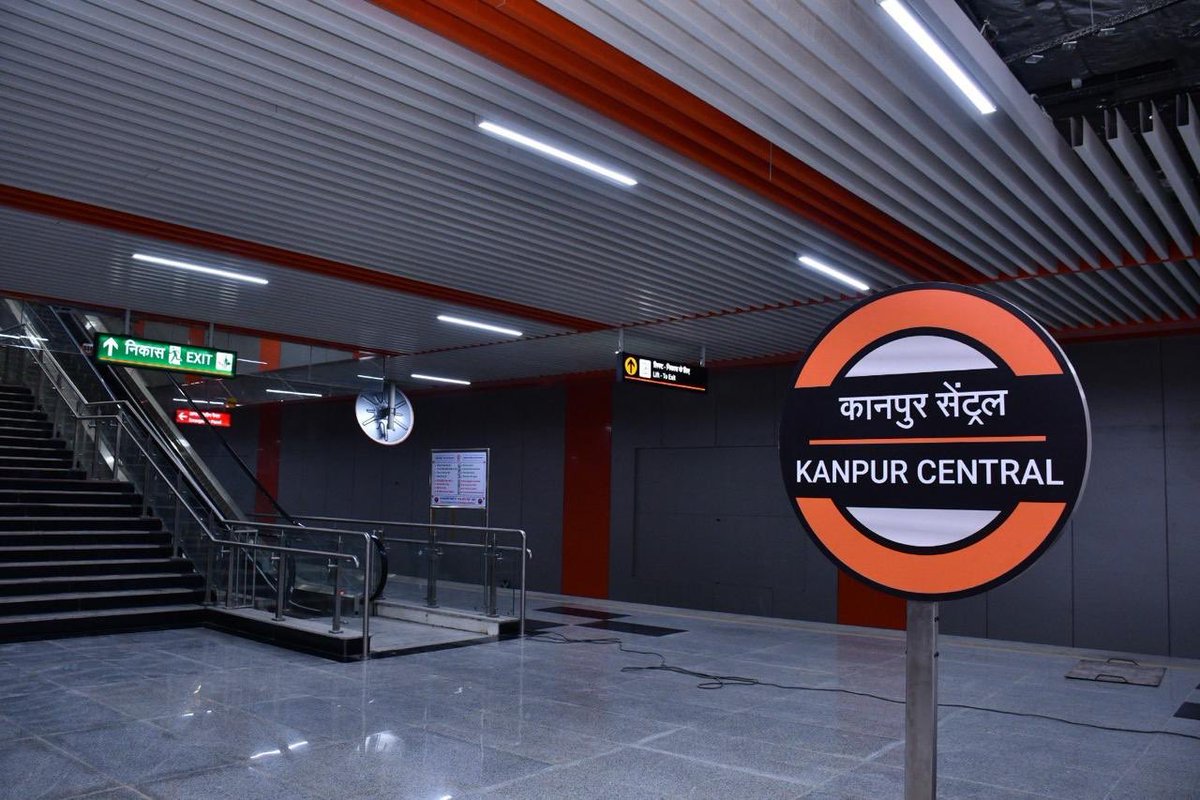 AwasthiAwanishK's tweet image. Great news for Kanpur! 

The entire Metro Line-1 (IIT Kanpur to Naubasta) is all set to open on 26th January another big step towards a smarter, faster, and modern Kanpur. 
A new era of smart travel begins!