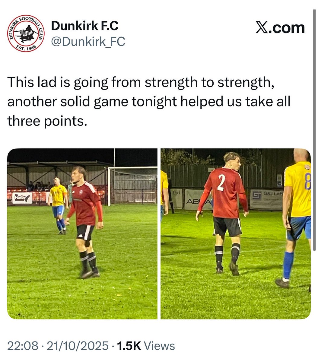 Another Pass Move Grin Fc player progressing through Non league 

We have a player based of another 40 players so message if you need young players wanting to progress ❤️⚽️