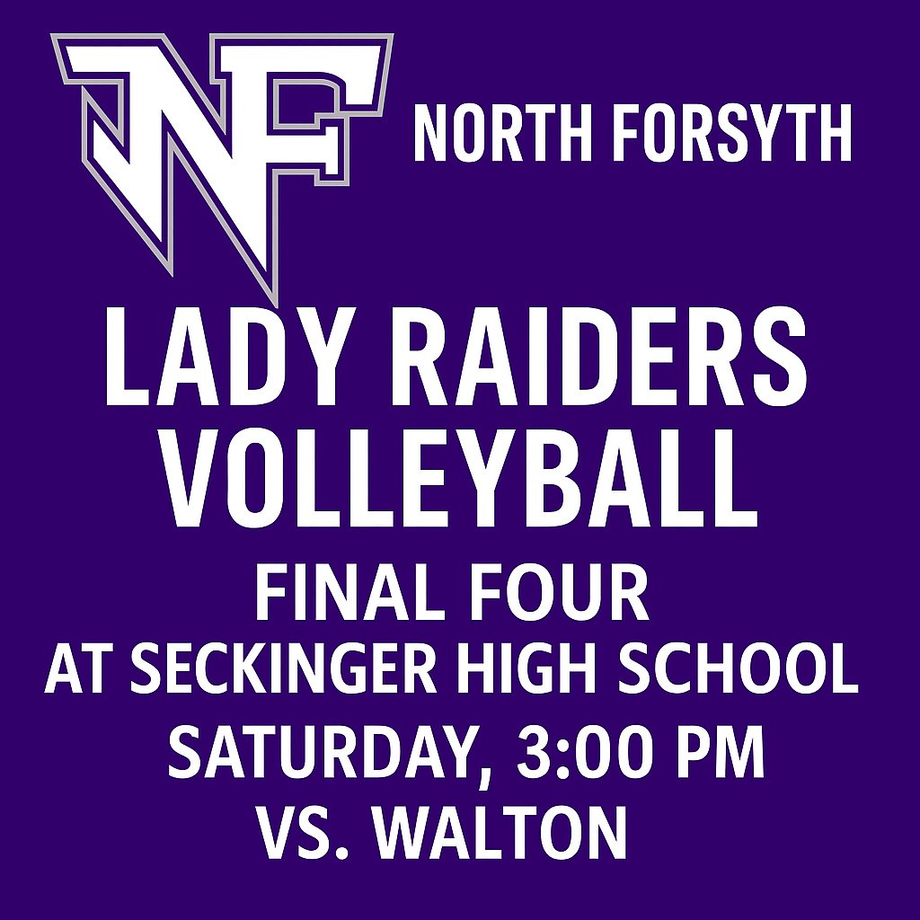 NFTheNation's tweet photo. Updated Volleyball Final Four Information...
#PurpleReign https://t.co/8ZTWlLNzLQ