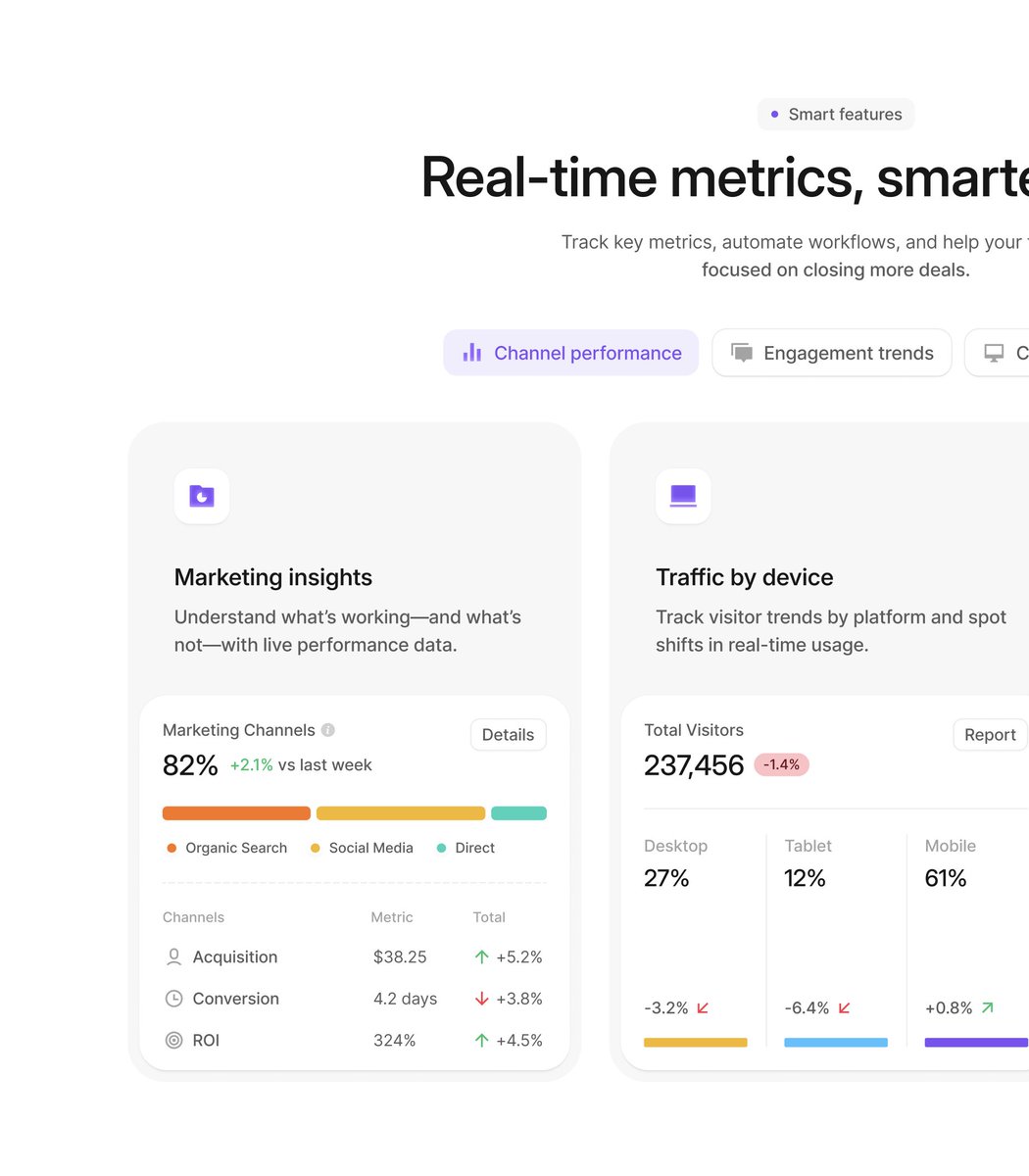 ersadwork's tweet image. Feature section preview from the upcoming Landing page sections for @alignui ✨

Let’s dive into the details 👀