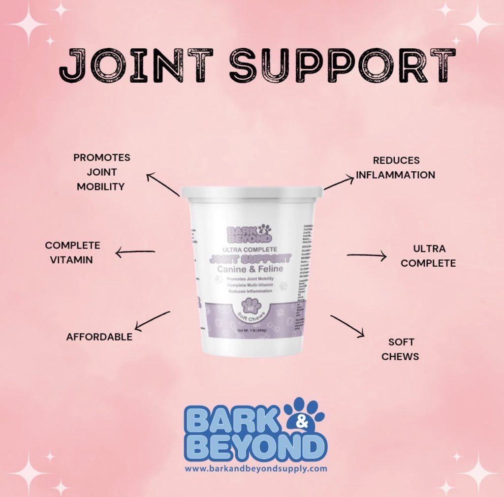 🎉 They’re BACK! Our best-selling Ultra Complete Joint Support Soft Chews are restocked and ready to ship!

Formulated with Glucosamine, Chondroitin, MSM, and essential vitamins, these tasty chews:
🦴 Support hip &amp; joint health
🐾 Reduce inflammation &amp; stiffness
💪 Improve