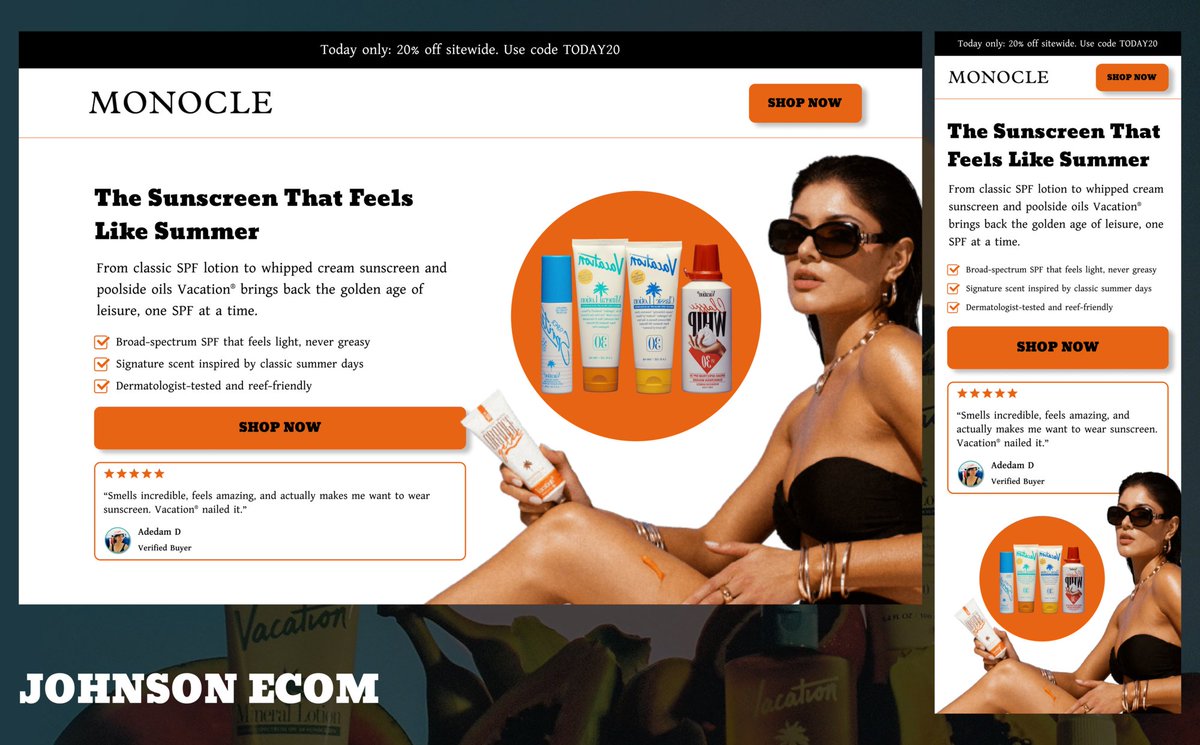 JPaages's tweet image. Started a new homepage project @Figma, and I’m loving how the hero section’s coming together.

It speaks conversion from the first glance that’s my favorite kind of design

Let get started now

#Figma #WebDesign #LandingPages #UIDesign #UXDesign #ConversionDesign #WebDev #replo