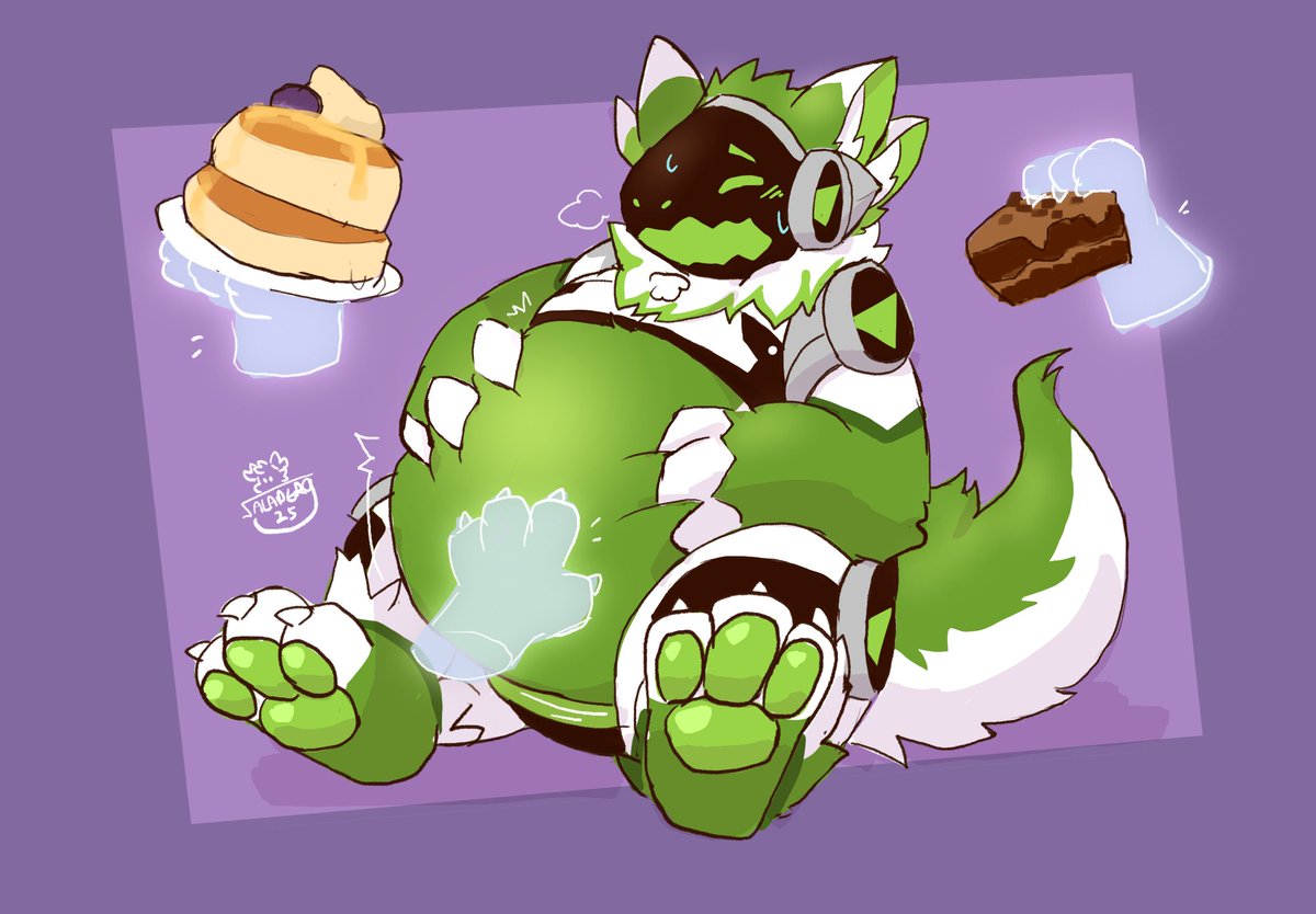 Snack overload: systems at maximum fluff capacity!