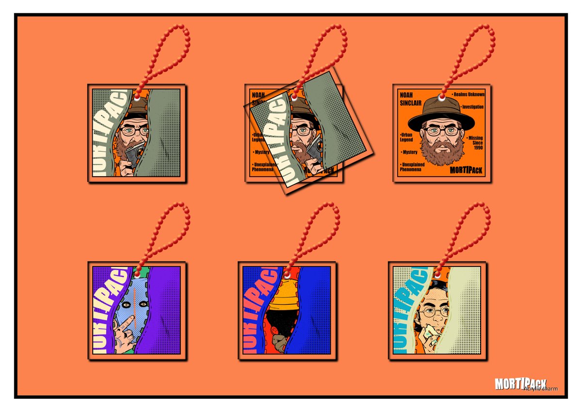 ⚠️アクリルキーホルダー⚠️
アドバイスを頂いたのでアクキーのデザインを更新しました！
二枚重ねたら柄が変わるデザインは、
思ってた以上に構造が複雑で、今回はちょっと実現できなかったけどいつか作りたいね😆