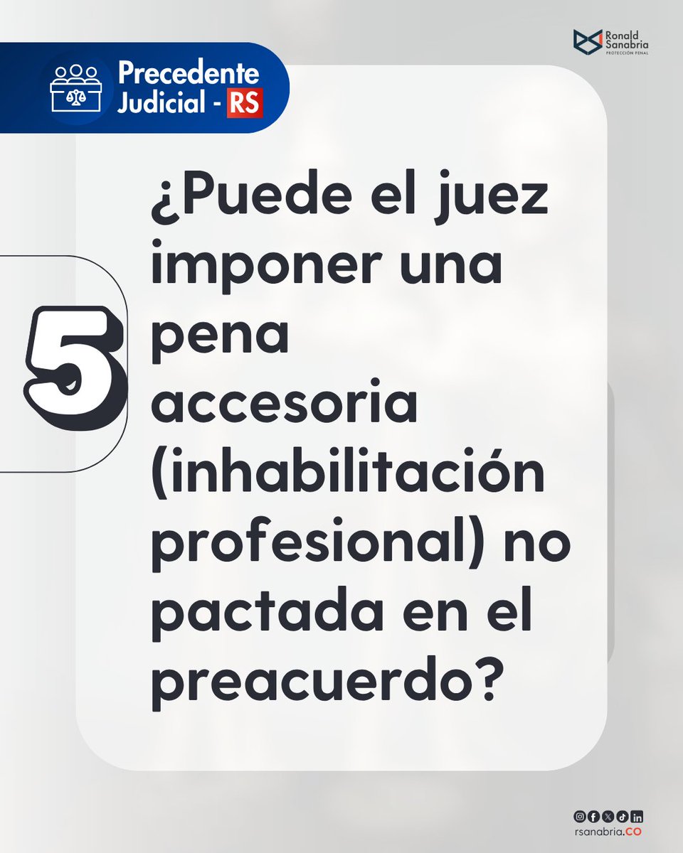 RsanabriaCo's tweet image. 🔎 Encuentra todos los casos en 👉 Precedente Judicial RS

rsanabria.co/2025/10/22/pre…

#PrecedenteJudicial #DerechoPenal #Preacuerdos #RSanabria