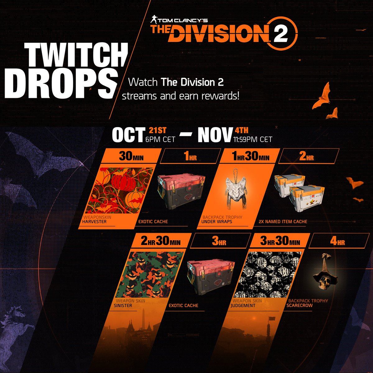 🔴LIVE🔴

⭕The division 2, Evento Halloween 2025 día 2 | #TheDivision2 

🎁DROPS ACTIVOS🎁

⬇️⬇️
twitch.tv/raffgn7