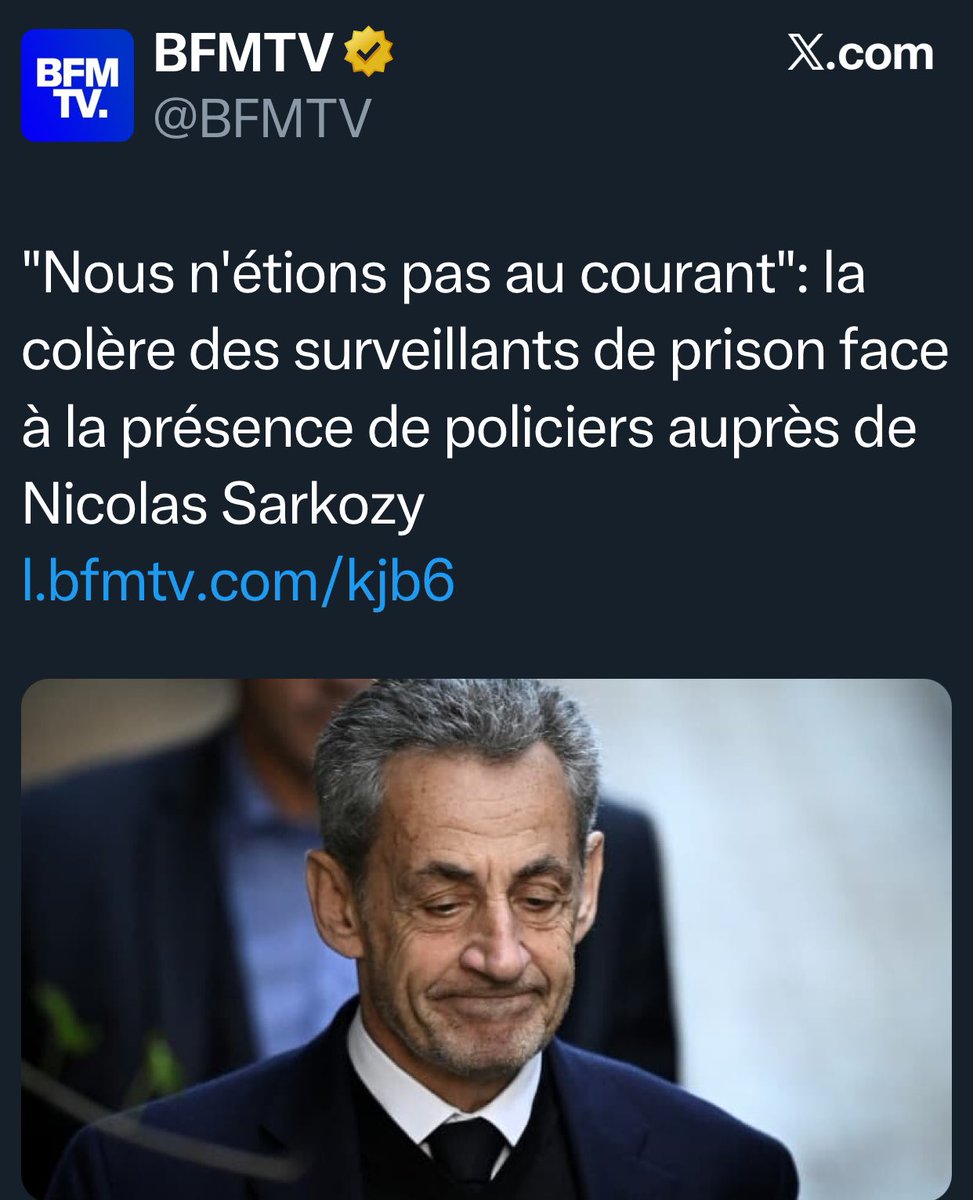 “Non content d’avoir désavoué la Justice, Nicolas Sarkozy désavoue à présent l’administration pénitentiaire…” 

Non seulement, c’est une insulte aux surveillants de prison dont il remet en question l’intégrité et les compétences pour assurer sa sécurité, mais c’est aussi le