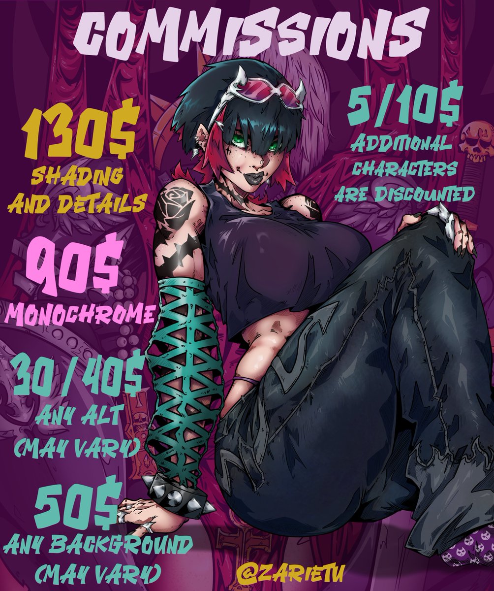 ZARIETU 🔞 COMM OPEN tweet media